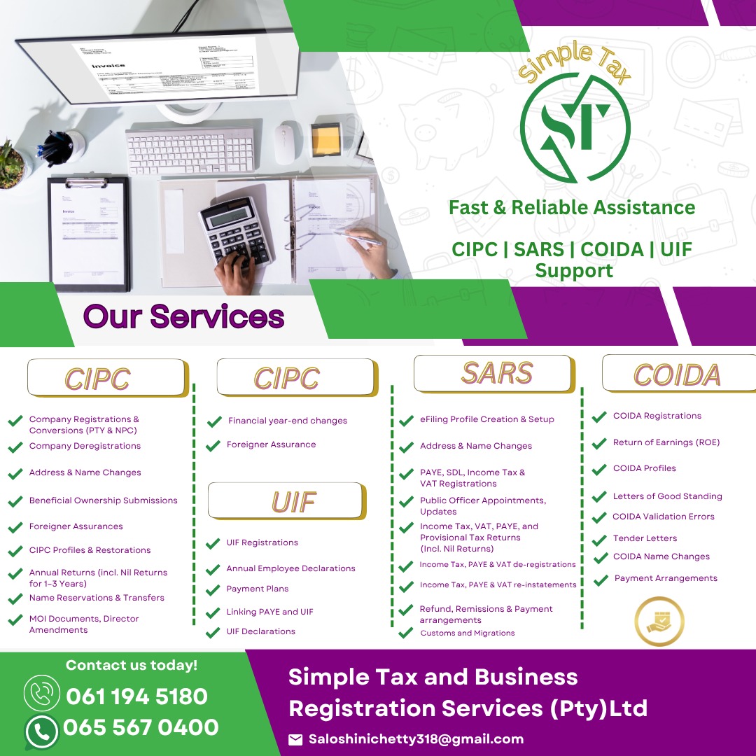 Tax & Business Registration Services